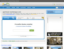 Tablet Screenshot of apartmani-montenegro.com